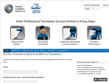 Tablet Screenshot of midwest-translation.com